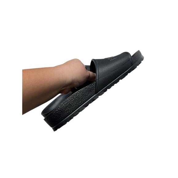 Birkenstock Barbados EVA Slide Sandals Black Rubber EU 42 US M9 L11 Wide Width - Picture 4 of 8